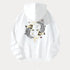 Carp Casual Crewneck cotton hoodie with embroidered Chinese street fashion design.